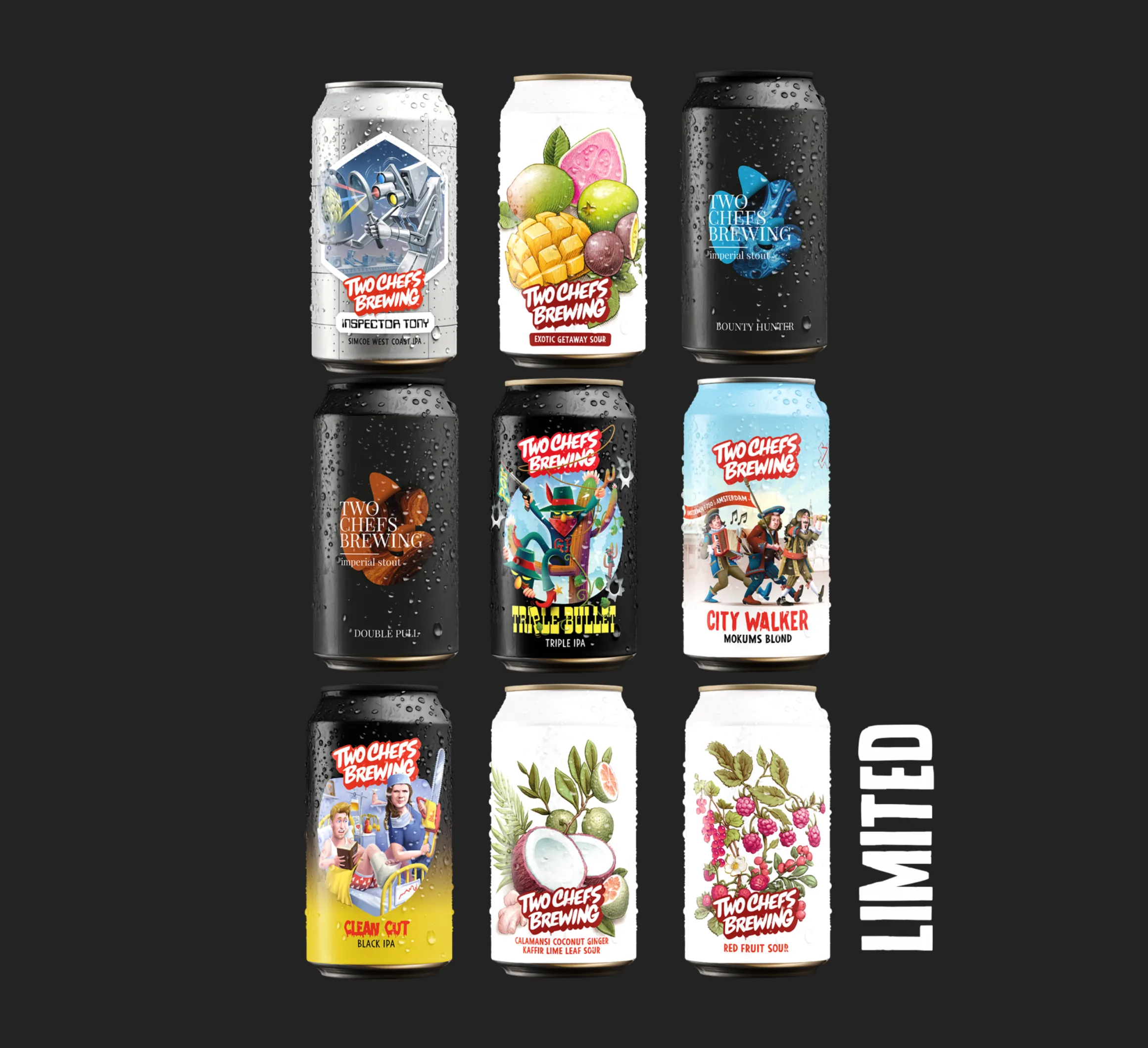 Limited Editions Proefpakket 9-pack | Two Chefs Brewing