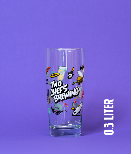 Two Chefs Glazen INHOUD bierglas0 3liter
