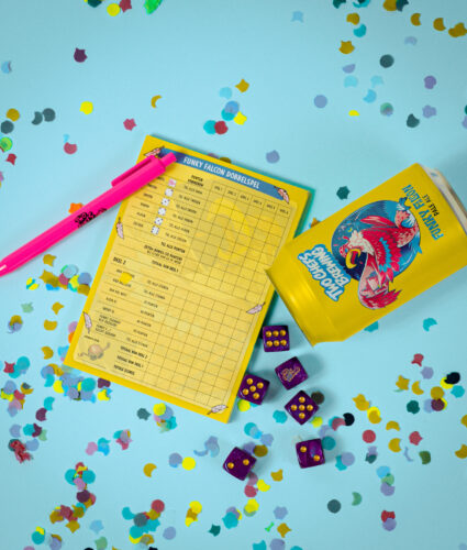 Yahtzee funkyfalcon dobbelspel tile